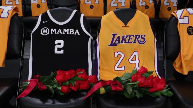 tribute la lakers kobe bryant