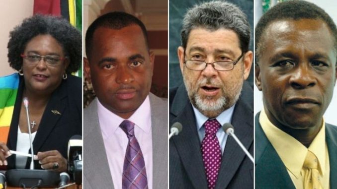 Caricom leaders in Guyana