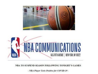 nba season suspended